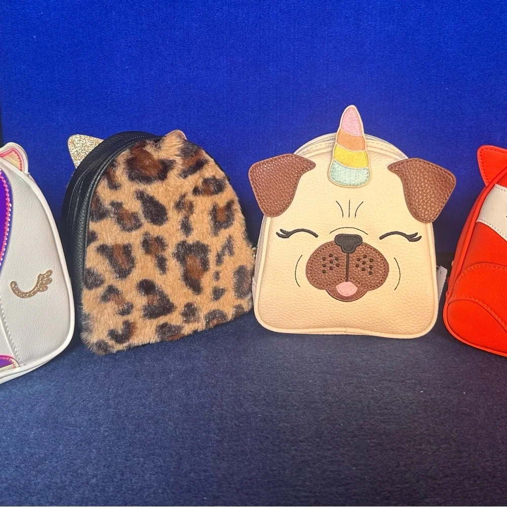 NEW Bath and Body Works Animal Bags: Unicorn, Fox, Dog, & Leopard